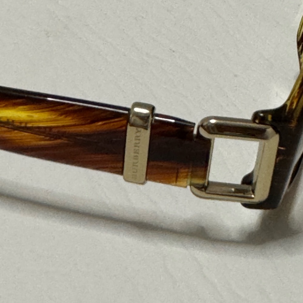 Burberry Brown and Gold Tortoiseshell Glasses - Picture 5 of 8